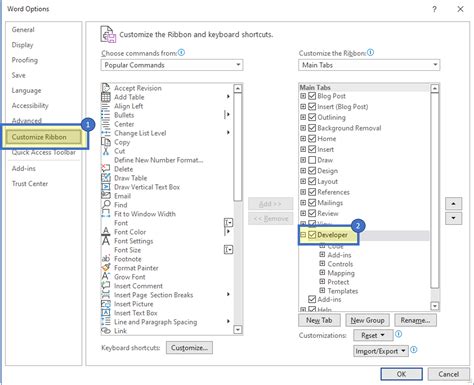 no developer tab in word|Iba pa.